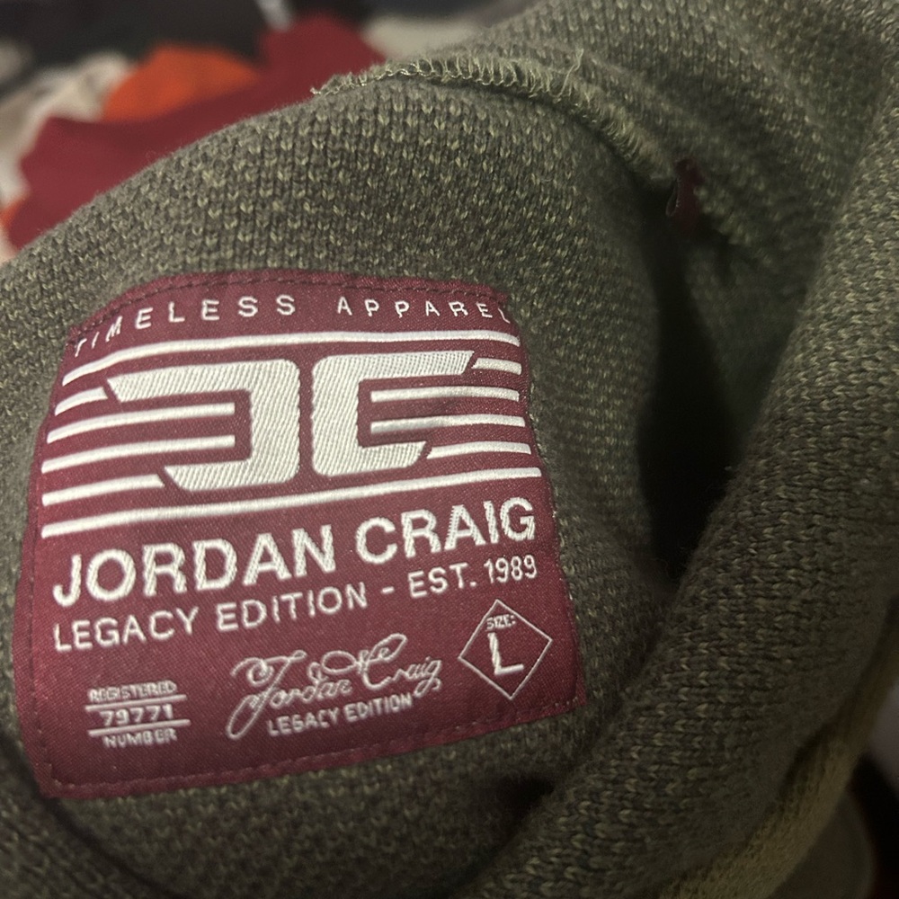 Jordan Craig Olive Legacy Hoodie